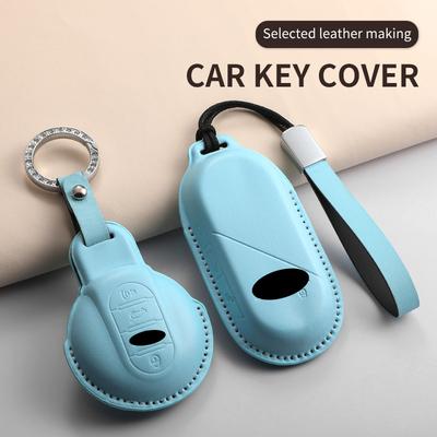 Car Key Case Cover for BMW Mini Cooper JCW Countryman Aceman Cabrio F55 F56 F57 F54 F60 Car Keychain Shell Protector Accessories