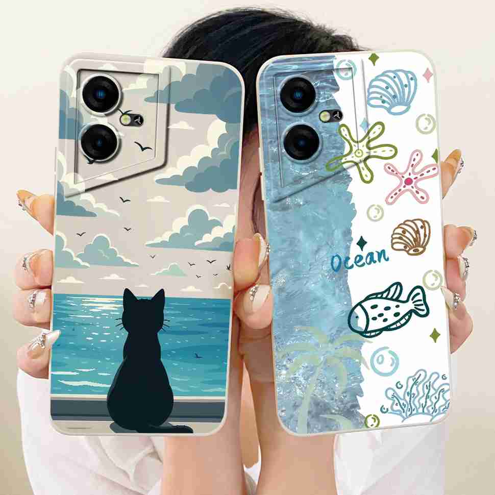 For Tecno Pova Neo 3 Case BOOk Sunflower Soft Silicone Back Cover For Tecno PovaNeo3 Neo3 LH6n Protective Shell Capa