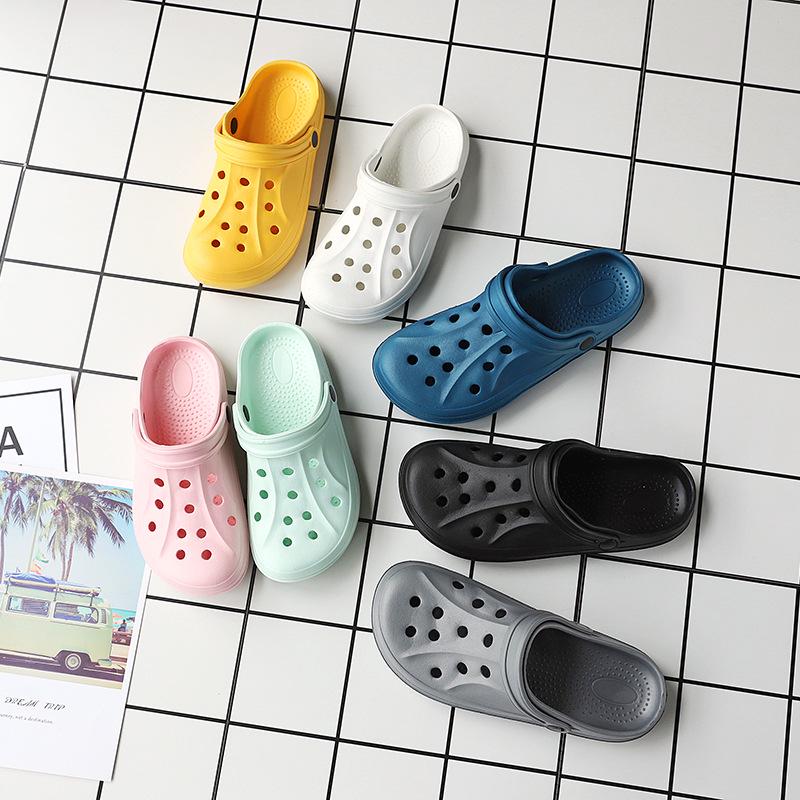 2023 Summer Women's Breathable Outdoor Sandals – Hole Design, Garden & Drifting Shoes