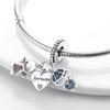 925 Silver Charms Shoes Pet Cat Dog Aircraft Dangle Charm Fit Original Bracelet Making Fashion Jewelry