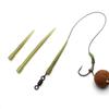 30pcs Carp Fishing Accessories D Rig Kickers Hooks Line Aligners Sleeve Anti Tangle Sleeve for Hair Ronnie Rigs End Tackle
