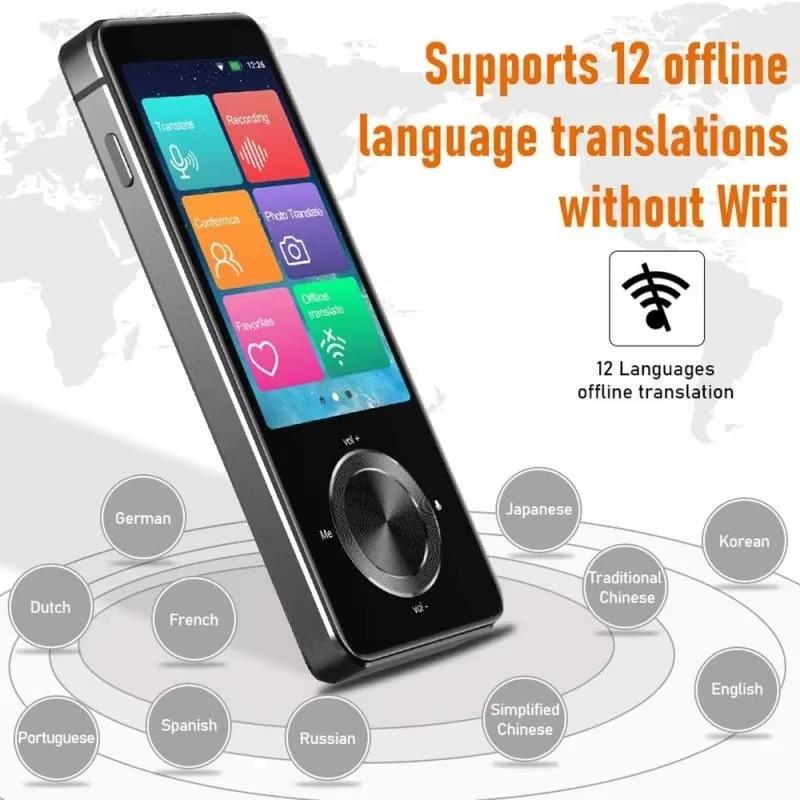 New M9 Instant Voice Translator Portable Language In Real-time Smart Translation 16Offline Language Simultaneous Interpretation for Travel and Study