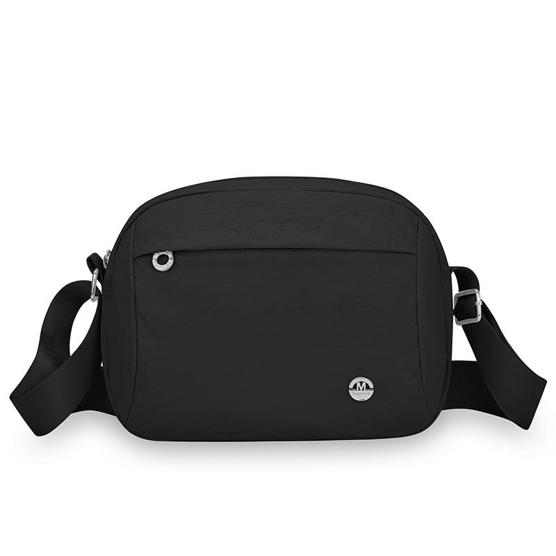 Damen Umhängetasche Einfarbige Outdoor Crossbody Tasche Mehrere Fächer Muttertasche