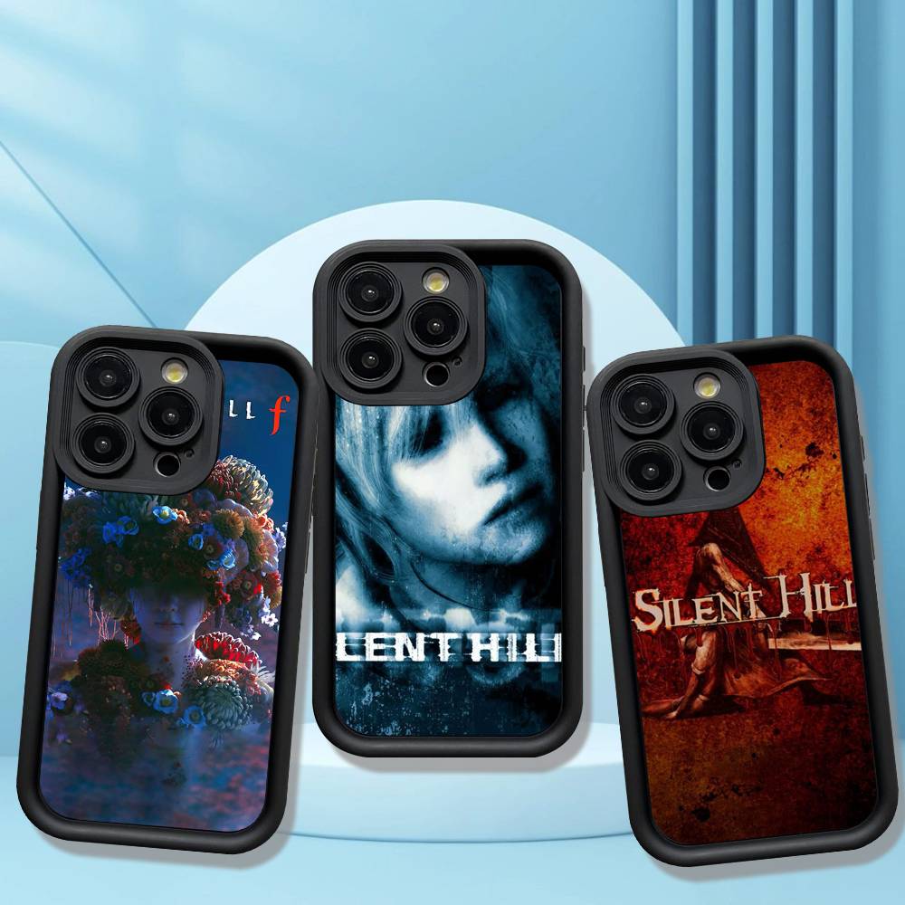 Silent H-Hill Horror Game Phone Case For IPhone 17 16 15 13 11 12 14 Pro Max Plus Silicone Cover Shell