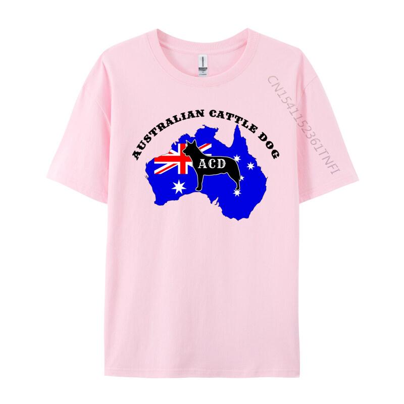 Australian Cattle Dog Flag Tshirts Australian Flag Tshirt Slim Fit Pure Cotton Group Tshirts Classic Unisex