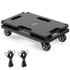Plateforme Connectable SOLEJAZZ Charge 200 kg Connectable Verticalement et avec Poids Léger et pour Maison et Commercial Inclut Chariot Noir Sécurisé,