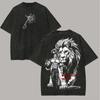 T-shirt Lavata Hot Anime I Sette Peccati Capitali Amante Anime Coppie Taglie Forti Unisex Abbigliamento Personalità Abbigliamento per Tutto l'Anno Morbido