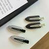 4/8Pcs Black White Polka Dot Hair Clips Cute Sweet Side Bangs Hairpin For Girls Lovely Daily Hair Accessories Gifts