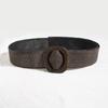 Ceinture Tissée Large Bohème Pour Robes Avec Boucle en Bois Style Ethnique Pour Femmes