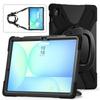 360 Roterende Kinderhoes voor Samsung Galaxy Tab S10 FE Plus 2025 13,1 Inch SM-X620 SM-X626B Armor Stand Cover met Schouderriem