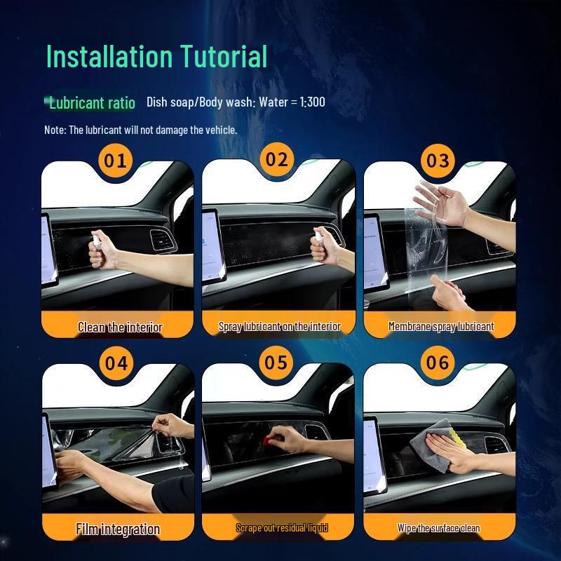 Honda Elysion Odyssey Console Screen Protector: Interior Decorative Film