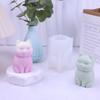 3D fat cat Animal Silicone Candle Mold DIY Lovely Kitty Gypsum Mould Aromatherapy Soap Making Tool Handmade Gifts Home Decor