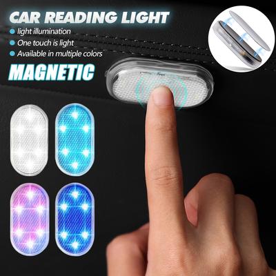 Magnetický dotykový senzor USB LED vnútorné svetlo LED lampa Stropná lampa do auta Svetlo na čítanie Dekorácie do auta Stropné vnútorné osvetlenie