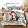 Neues Atelier Sophie Bettwäsche-Set Cartoon Anime Dreiteiliges Set Erwachsener Kind Schlafzimmer Bettbezug-Sets Queen Bettwäsche-Set