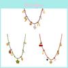 Titanium Steel Necklace With Braided Chain For Summer Fashion Accessories