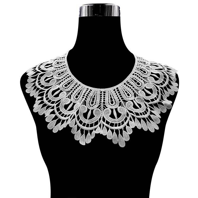32 X 32 Cm Wedding Handmade DIY Sewing Material Neckline Decoration Three-dimensional Hollow Embroidery