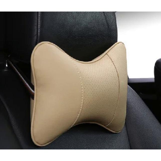 Artificial Leather Car Neck Pillows Support Comfortable Universal Single Headrest Fit For Most Auto Accessories Fills