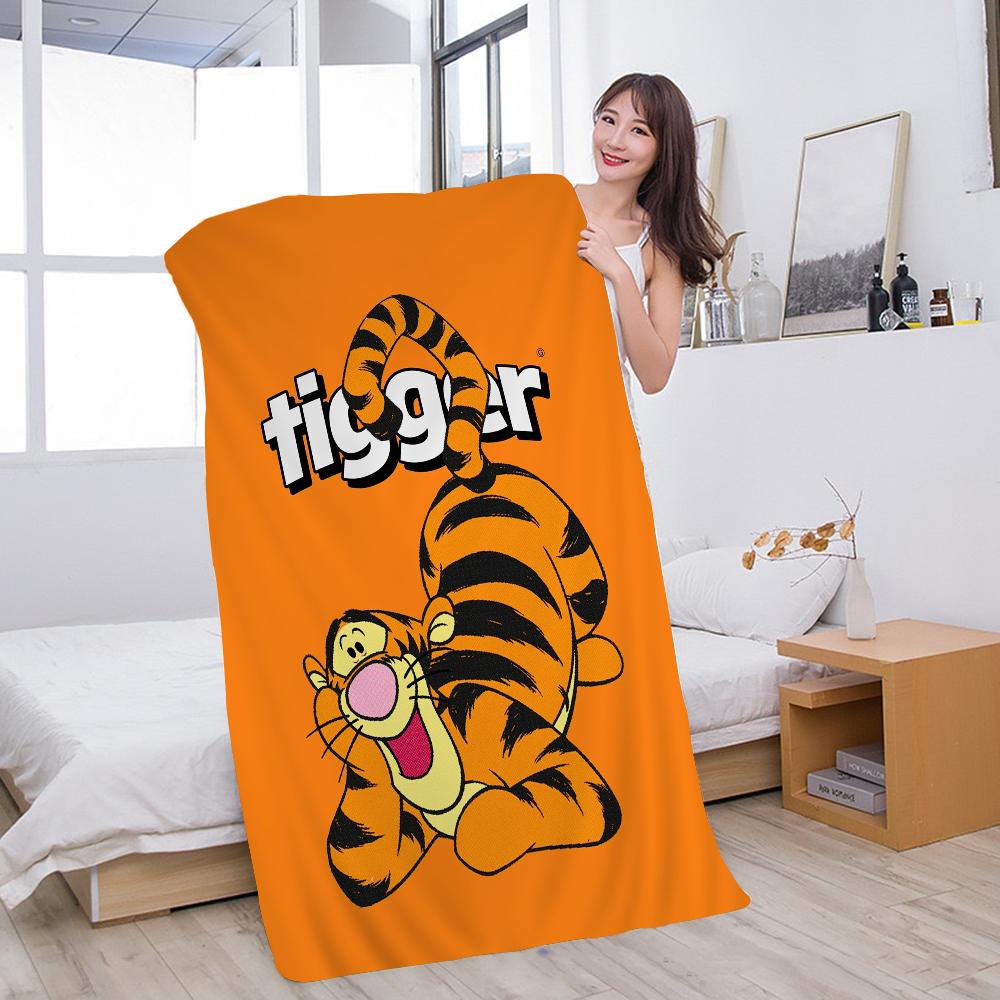 Tigger Anime Film Strandlakens Douchehanddoek Sauna Reizen Spa Microvezel Sneldrogend Sportschool Accessoires Schattige Kamerdecoratie