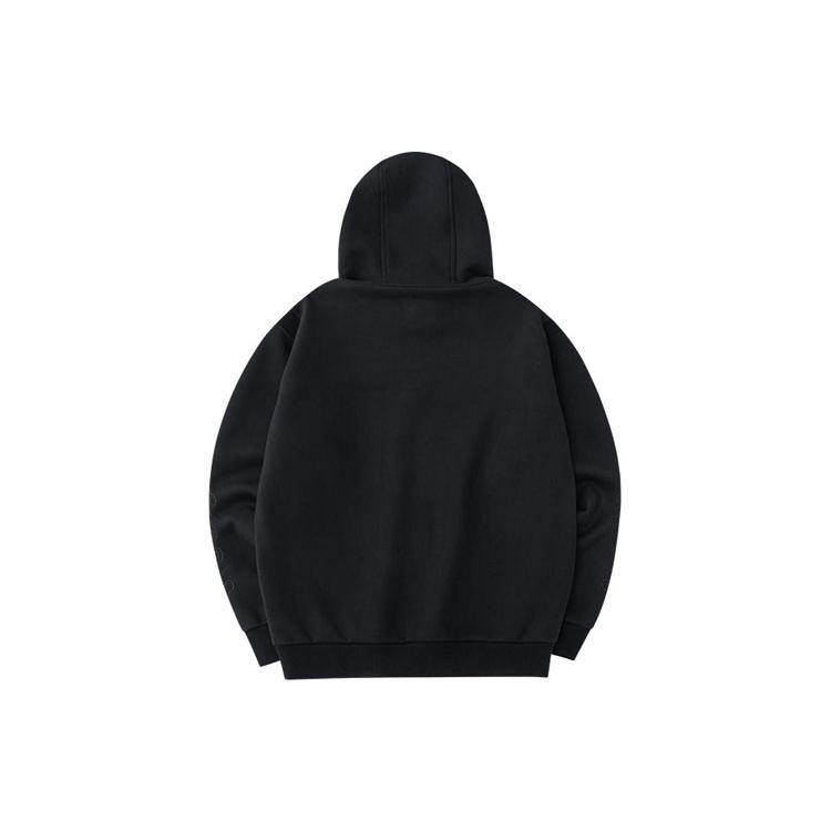 ANTA Sweatshirts Men's Black Hooded Moderate Regular 152230721-3