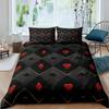 Poker Quen Soft Duvet Cover Set Modern Card Game Beding Set Gamer Playing Warm Comforter Cover Gambling Athletics Polyester Comfortable Quilt Covers
