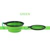 Folding Silicone Dog Bowl Outfit Portable Travel Bowl For Dog Feeder Utensils Pet Accessories