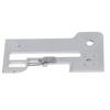 Placa de aguja para máquina de coser Overlock, repuesto de placa de aguja multifuncional de acero inoxidable para