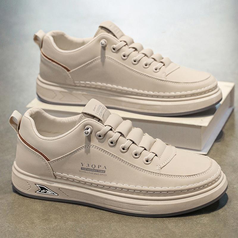 Casual Shoes for Men Breathable White Sneakers Fashion Driving Walking Tennis Shoes for Male Office Flats Shoes