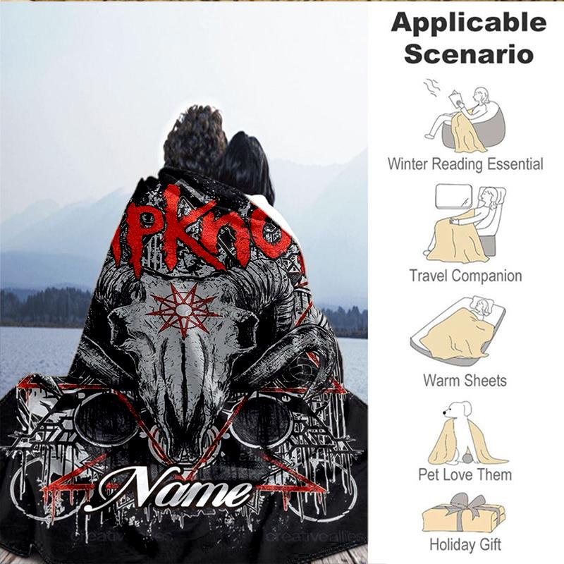 Custom Name Metal Music Band Collage Blanket Lightweight Ideal Bedding Blanket Perfect for Travel, Camping, Living Rooms, Sofas, Christmas Gift
