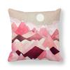 Marble Texture Sun Landscape Series Digital Printing Short Plush Pillow Covers for Car Sofa Office Cushion Cover Home Goods