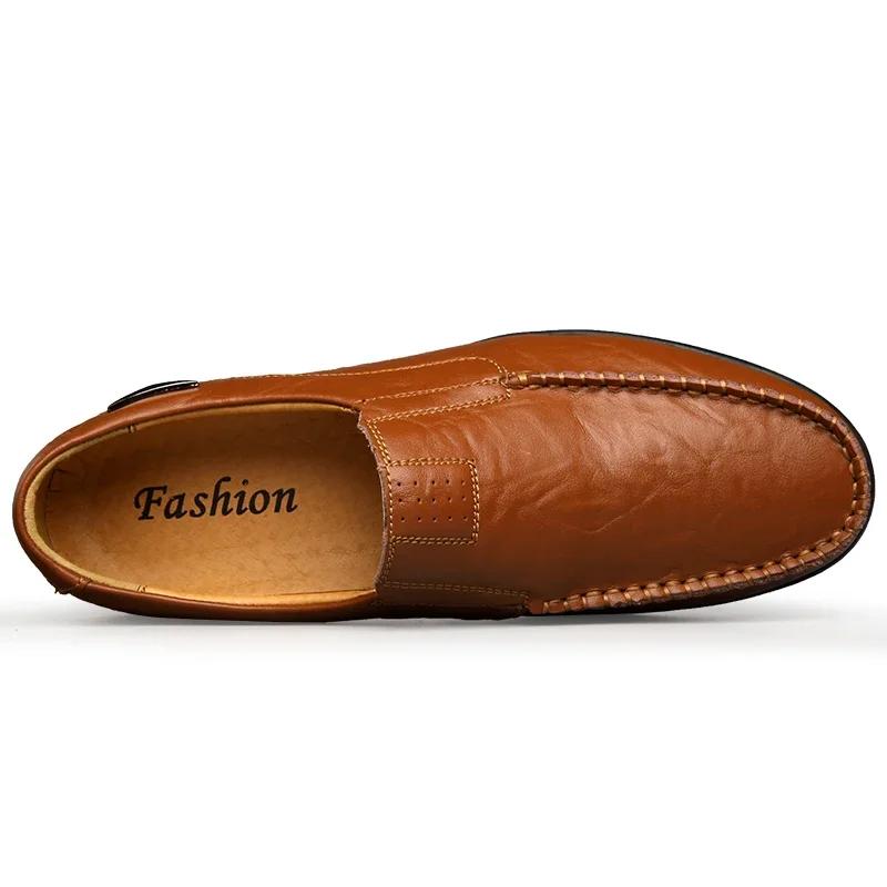 2025 Brand Men's Casual Shoes Soft Mens Loafers Outdoor Walking Driving Comfortable Slip-on Male Flats Chaussure Hommes Hot Sell