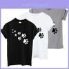 Elegant Black Women's Short Sleeve T-shirt Bodysuit For Casual And Stylish Wear