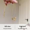 Vintage Iris Starburst Sterling Silver Choker & Clavicle Necklace for Women