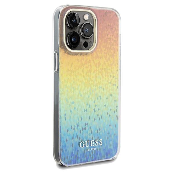 Guess Guhcp13Xhdecmi Iphone 13 Pro Max 6.7 Multicolor Hardcase Iml Faceted Mirror Disco Iridescent