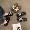 Dicksöhlige coole Hausschuhe Damen Sommerausgehbekleidung 2025 neue Modelle mit Röcken, um den Sinn für Mode zu erhöhen Muffin-Schuhe lässige Ein-Wort-Pantoletten