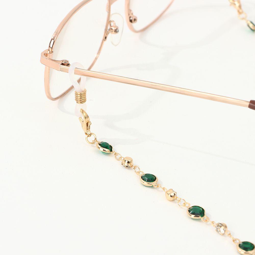 Fashion Glasses Chain Vintage Acrylic Crystal Sunglasses Chains Long Lanyard Necklace Eyeglass Strap for Women Men