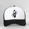 Funny Horror Characters Skull Force Open from Cracked Baseball Cap Adjustable Sun Hat Fashion Hip Hop Trucker Hat