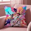 H-Helluva Boss CARTOON Cushion Cover Multi-Scene Pillow Cover for Home & Car - Reversible, Soft & Durable for Daily Use
