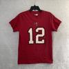 NFL Mens T Shirt Tom Brady #12 Tampa Bay Buccaneers Small Short Sleeve Crew