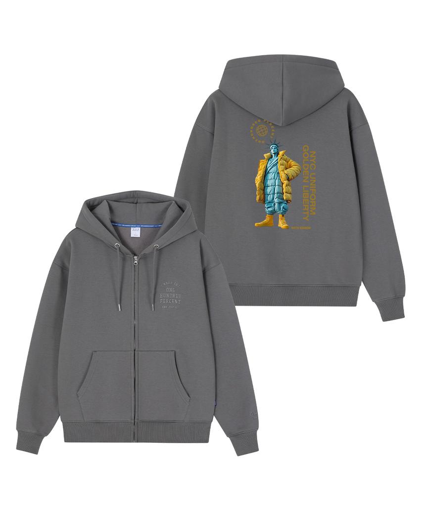 Ohpxgoodd4 B Golden Liberty No. 2 Fleece-Lined Zip-Up Hoodie