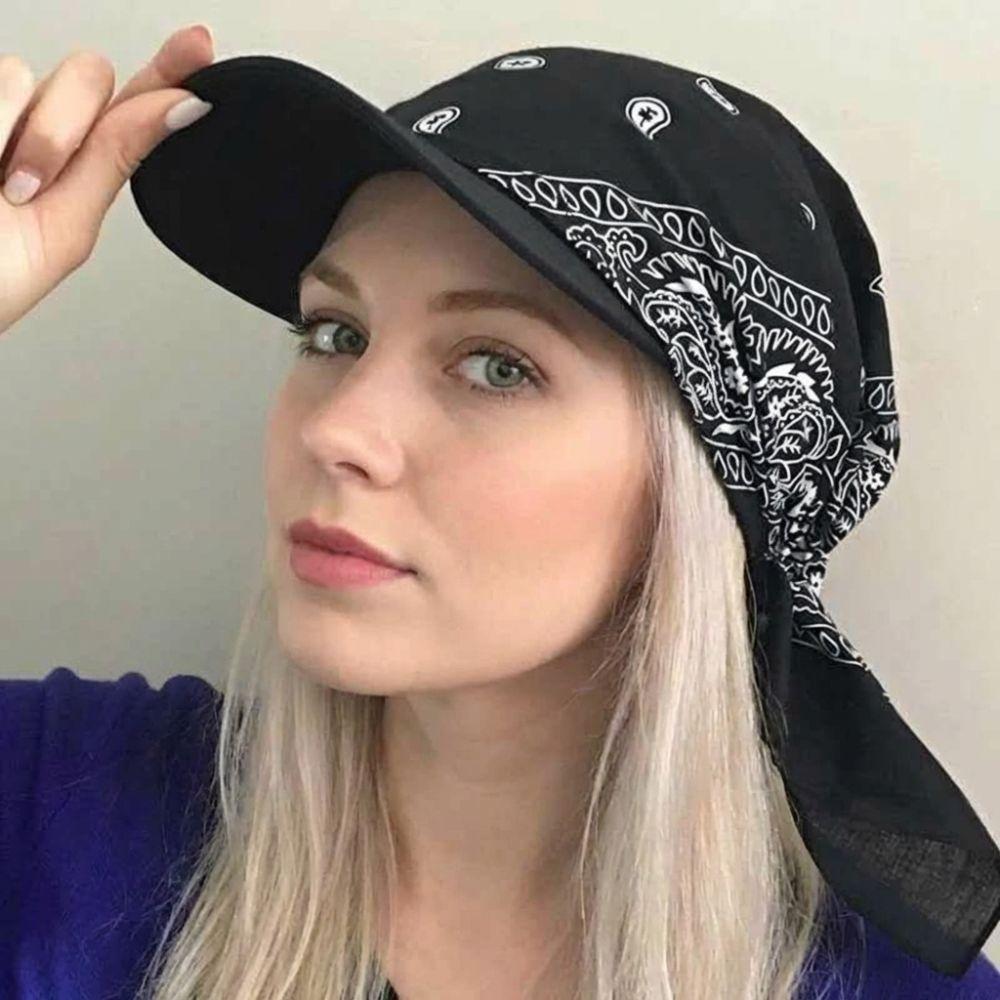 Pre-Tied Sun Visor Turban Lightweight Bandana Scarf Cap New Baseball Caps Head Scarf Women Outdoor