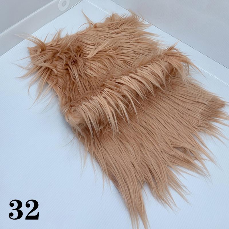 25x45cm DIY Handmade Home Decoration Cosplay Fabric 8cm Pile Faux Fur Fabric For Patchwork