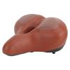 Bicycle Seat Shock Absorbing Bike Seat Cushion Waterproof Soft Silicone Bike Saddle For Men Women Brown