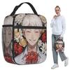The Summer Hikaru Died Anime Insulated Lunch Bag for Kids School Cooler Thermal Food Box Tote Portable Lunch Boxes Container