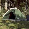 Vidaxl Tourist Tent, 2-Person, Dome, Green, Waterproof