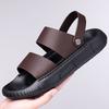 Sandals for Men's Outer Wear Dual-purpose Non-slip Driving Slippers Casual Versatile Platform Beach Shoes