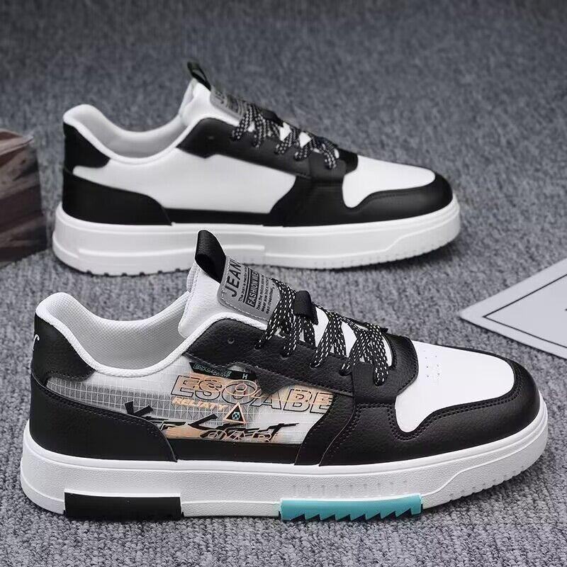 Mode Zomer Nieuwe Heren Casual Sneakers Lichtgewicht Ademend Tennisschoenen Mode Buitensport Casual Platte Schoenen Boardschoen Snelle Verzending