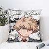 Kuddfodral Anime K-Katsuki B-Bakugo Mode Kuddfodral För Soffa Soffa Sovrum Kuddfodral