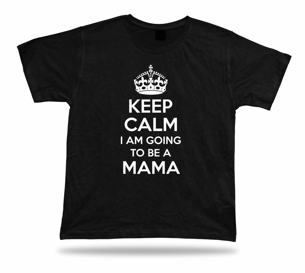 KEEP CALM I am going to be a Mama Awesome T shirt Gift Idea birhday present Tee