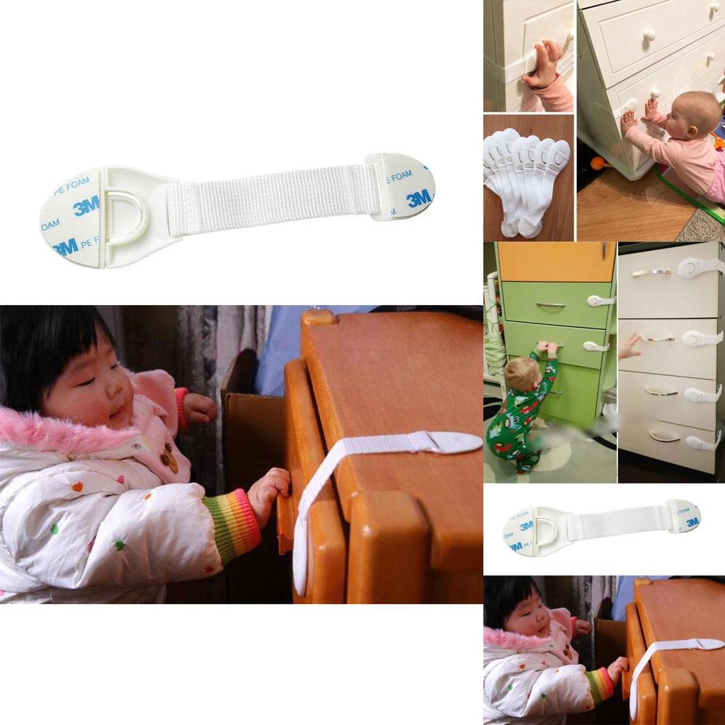 Versatile 10x Baby Safety Locks For Cupboards Drawers And Fridges With Timeless Design