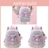 Cartoon Kids School Backpack With Breathable Nylon For Girls